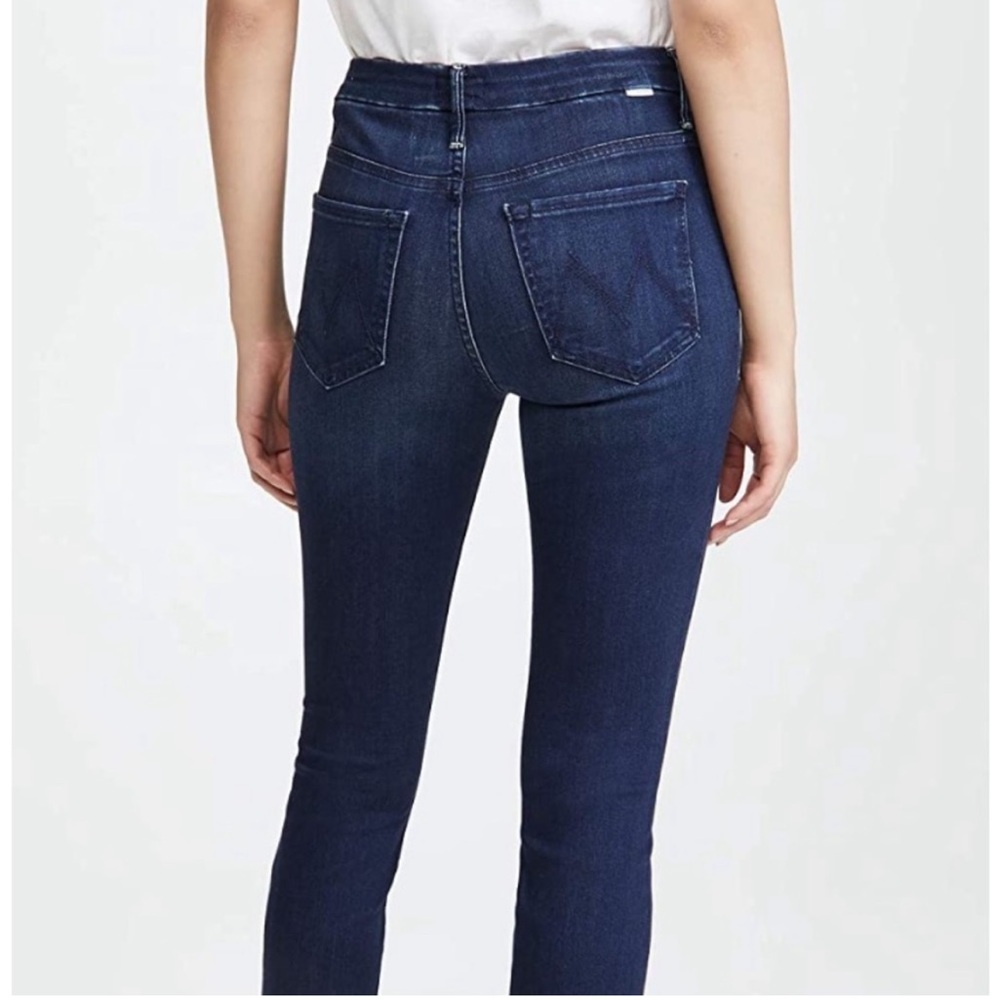 Mother High Waisted Looker Fray Hem Skinny - Size 24 - Picture 6 of 15